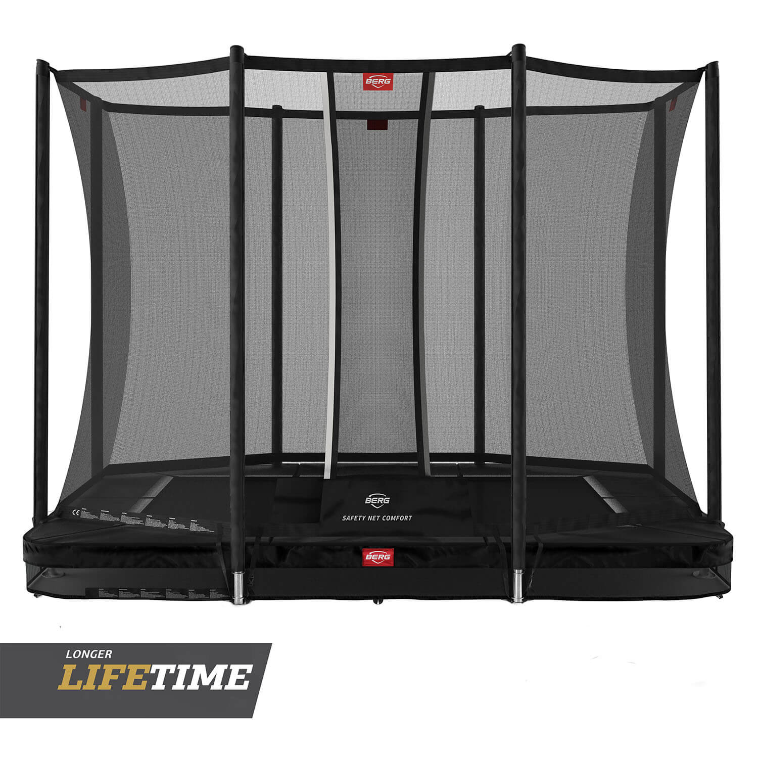 BERG Trampolin InGround ULTIM Favorit Black 280 + Sicherheitsnetz Comfort (NEU) BERG Trampolin InGround ULTIM Favorit Black 280 + Sicherheitsnetz Comfort (NEU)