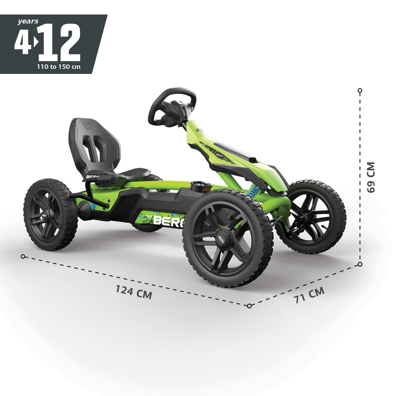 BERG Gokart Rally DRT Green BFR (NEU) BERG Gokart Rally DRT Green BFR (NEU)
