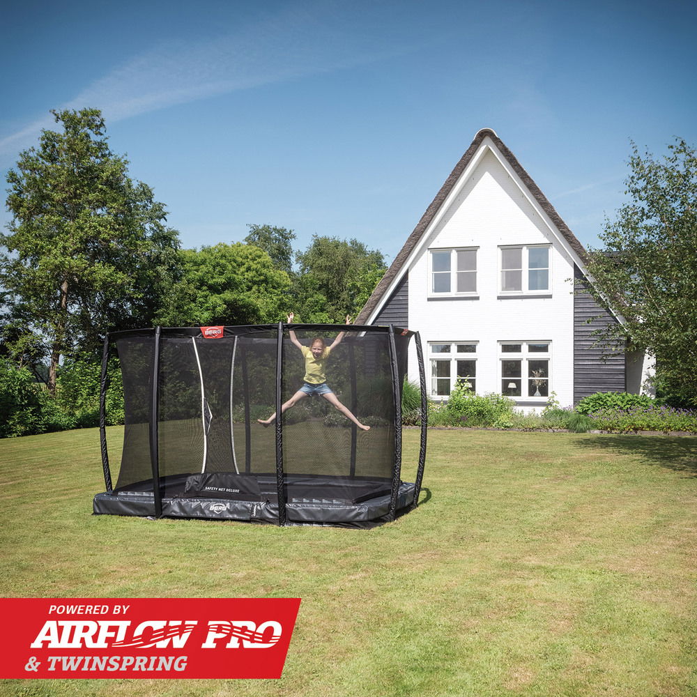 BERG Trampolin InGround ULTIM Champion Black 330 + Sicherheitsnetz Deluxe (NEU) BERG Trampolin InGround ULTIM Champion Black 330 + Sicherheitsnetz Deluxe (NEU)