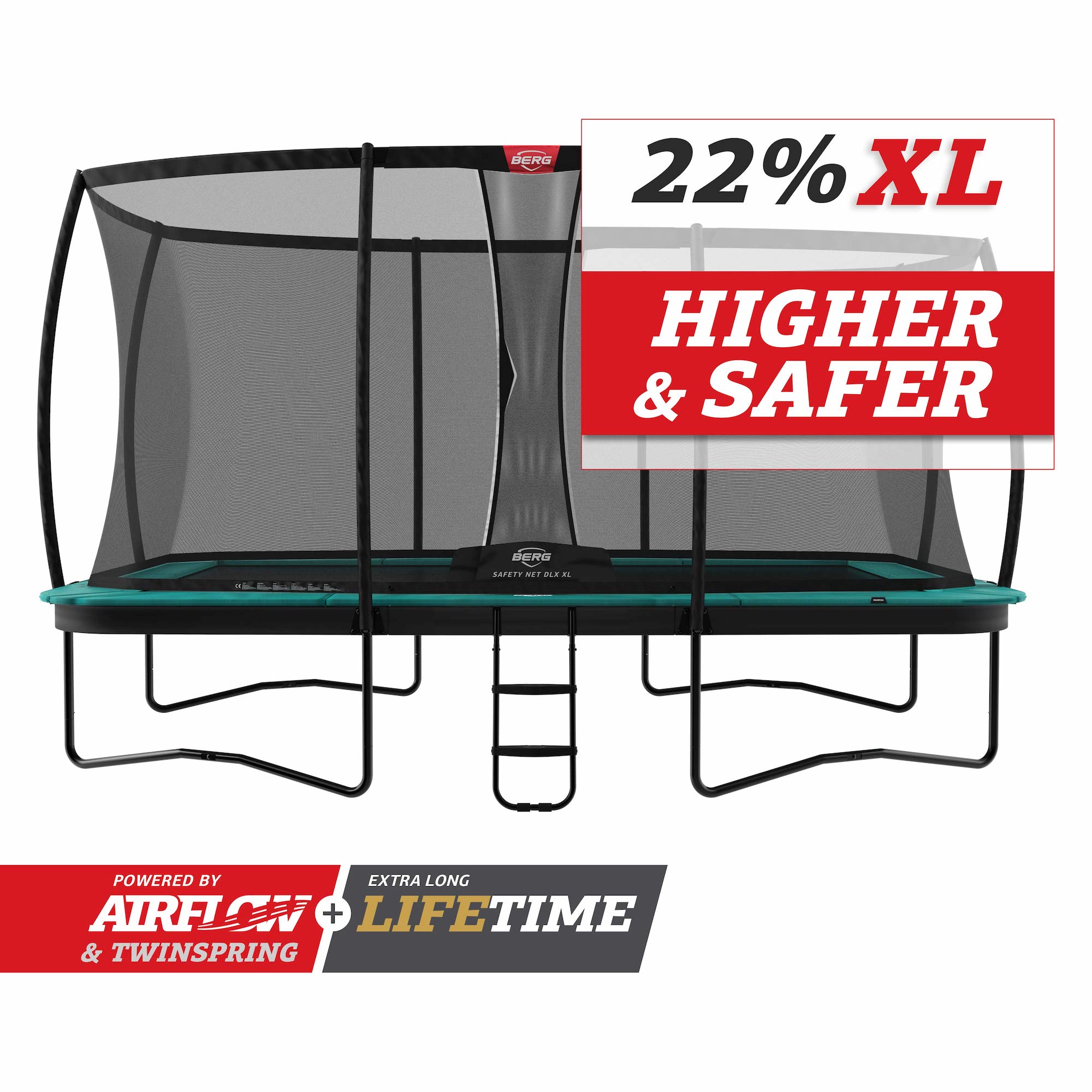BERG Trampolin Regular ULTIM Champion Grey 330 + Sicherheitsnetz Deluxe (NEU) BERG Trampolin Regular ULTIM Champion Grey 330 + Sicherheitsnetz Deluxe (NEU)