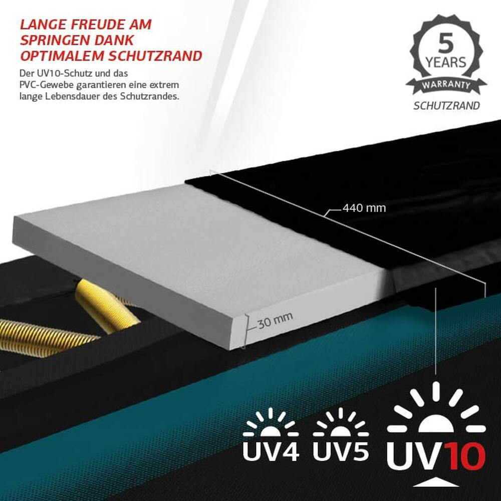 BERG Trampolin Regular ULTIM Elite Grey 500 + Sicherheitsnetz DLX XL inkl. Leiter BERG Trampolin Regular ULTIM Elite Grey 500 + Sicherheitsnetz DLX XL inkl. Leiter