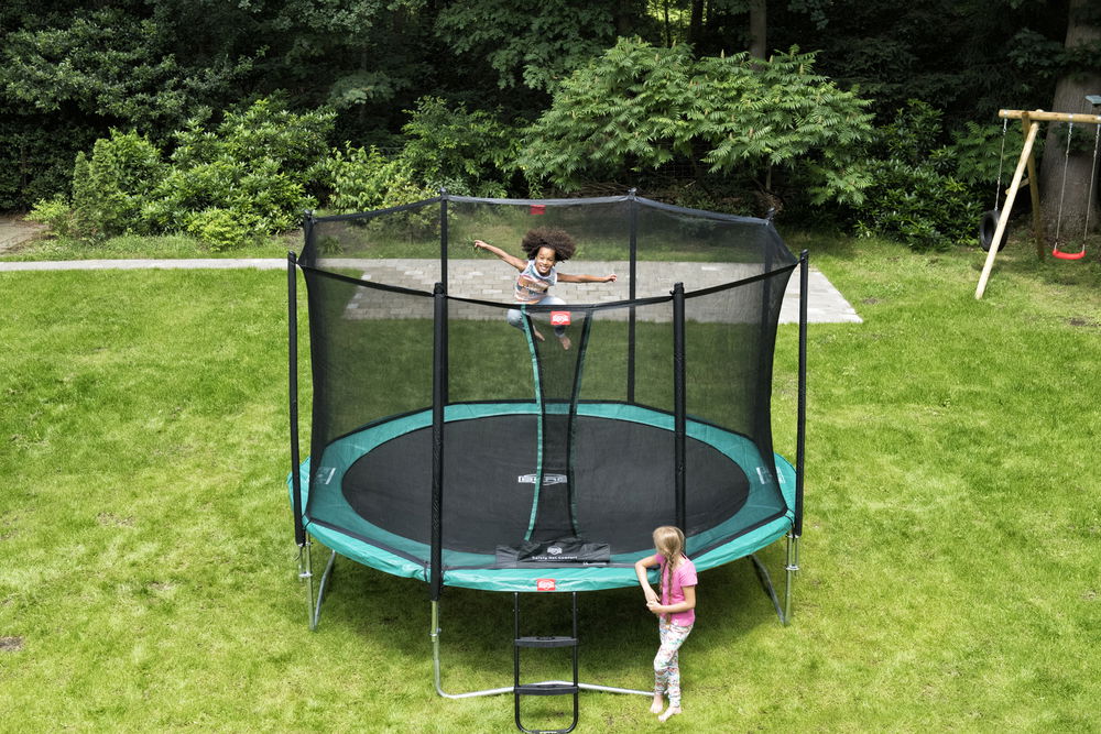 BERG Trampolin Regular ROUND Favorit Green Ø430 cm + Sicherheitsnetz Comfort BERG Trampolin Regular ROUND Favorit Green Ø430 cm + Sicherheitsnetz Comfort