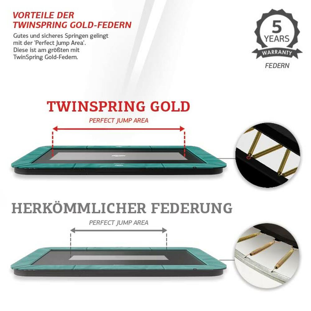 BERG Trampolin SPORTS FlatGround ULTIM Champion Grey 200 (NEU) BERG Trampolin SPORTS FlatGround ULTIM Champion Grey 200 (NEU)