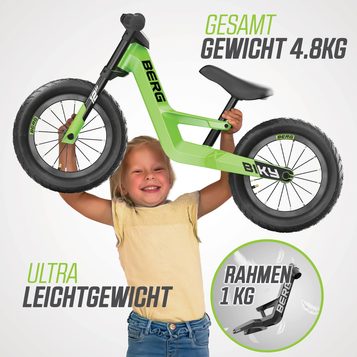 BERG Laufrad Biky City Green BERG Laufrad Biky City Green