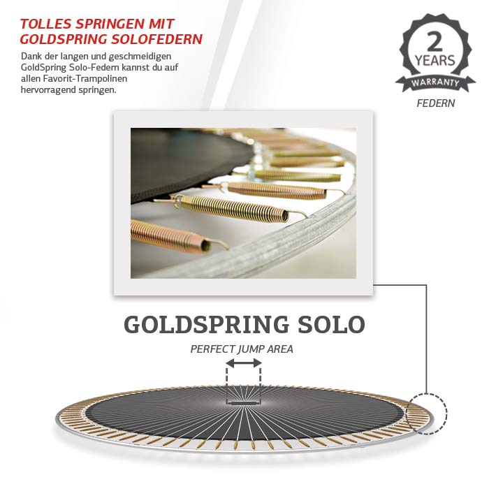 BERG Trampolin SPORTS InGround ROUND Favorit Grey Ø200 cm