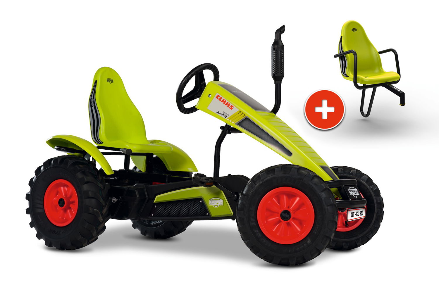BERG Gokart Traxx CLAAS XL BFR inkl. Soziussitz CLAAS BERG Gokart Traxx CLAAS XL BFR inkl. Soziussitz CLAAS