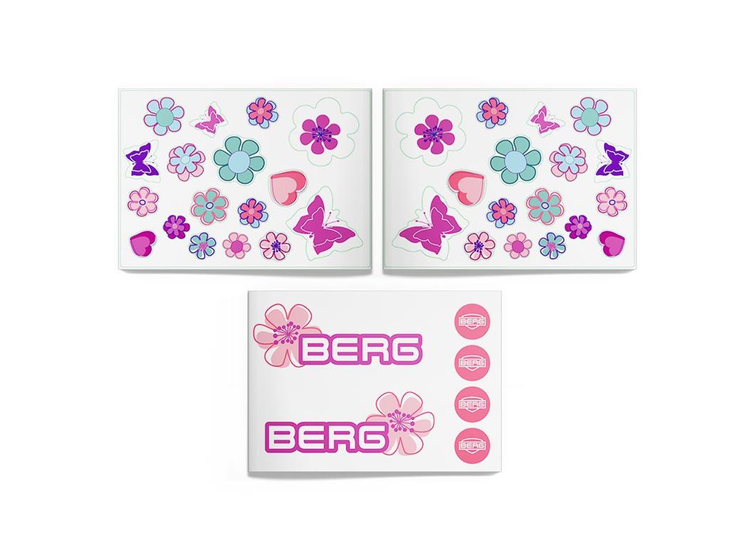BERG Ersatzteil Sticker-Set Aufkleber Buzzy Bloom BERG Ersatzteil Sticker-Set Aufkleber Buzzy Bloom