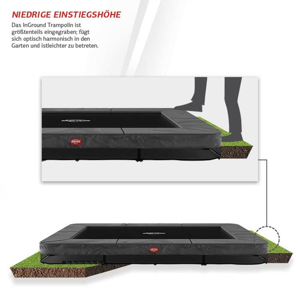BERG Trampolin InGround ULTIM Champion Black 330 + Sicherheitsnetz Deluxe (NEU) BERG Trampolin InGround ULTIM Champion Black 330 + Sicherheitsnetz Deluxe (NEU)