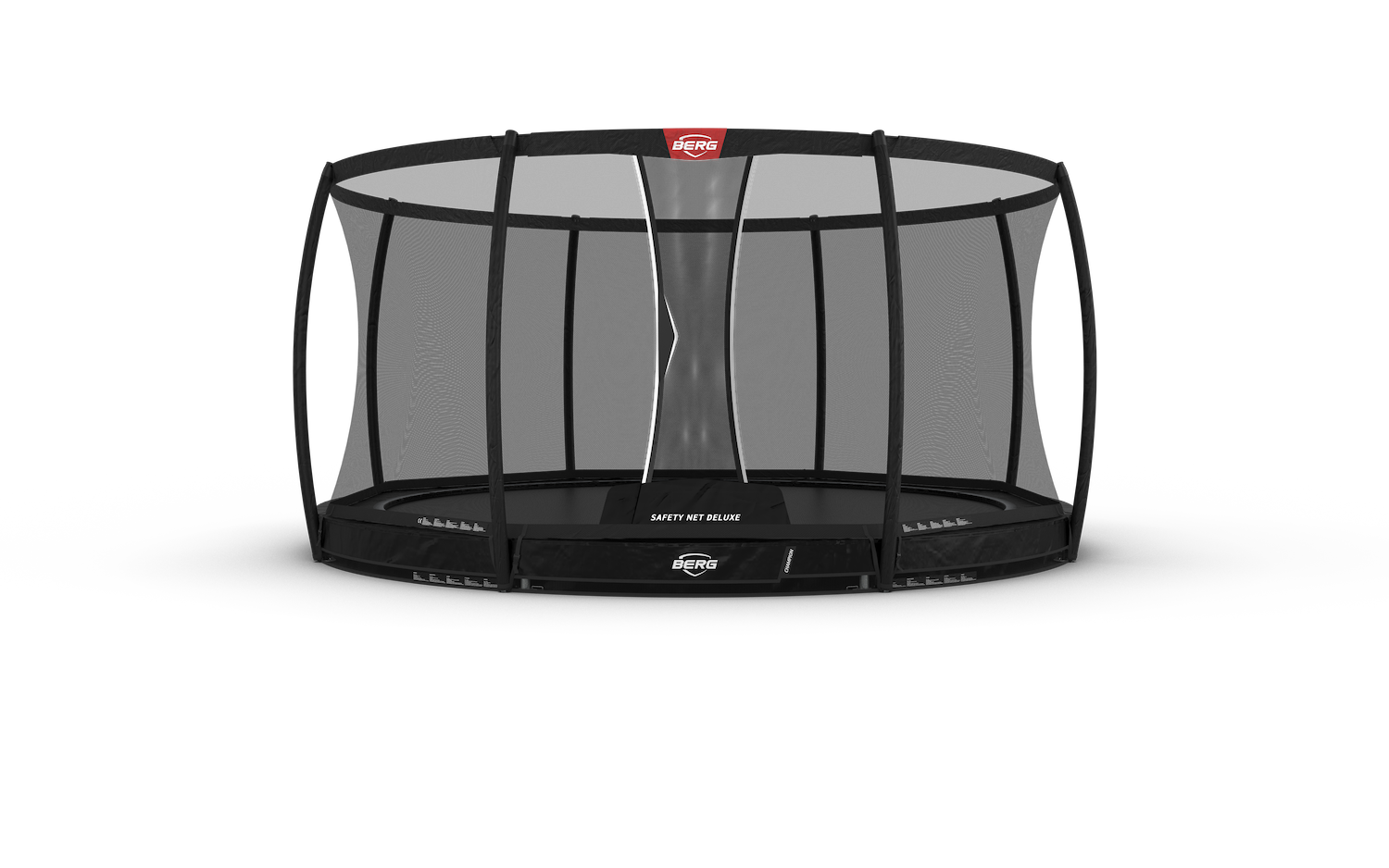 BERG Trampolin InGround ROUND Champion Black Ø430 cm + Sicherheitsnetz Deluxe (NEU) BERG Trampolin InGround ROUND Champion Black Ø430 cm + Sicherheitsnetz Deluxe (NEU)