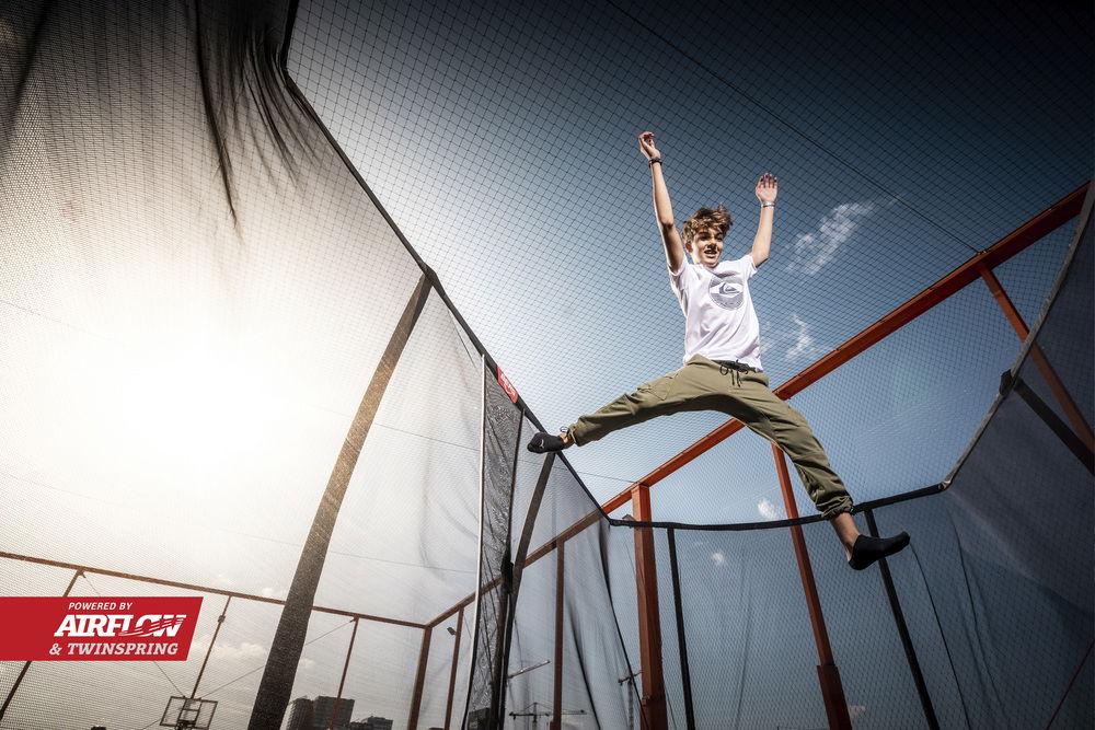 BERG Trampolin Regular ULTIM Elite Grey 500 + Sicherheitsnetz DLX XL inkl. Leiter BERG Trampolin Regular ULTIM Elite Grey 500 + Sicherheitsnetz DLX XL inkl. Leiter