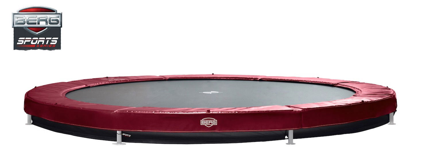 BERG Trampolin SPORTS InGround Elite Red Ø430 cm (Ersatzteilarchiv)