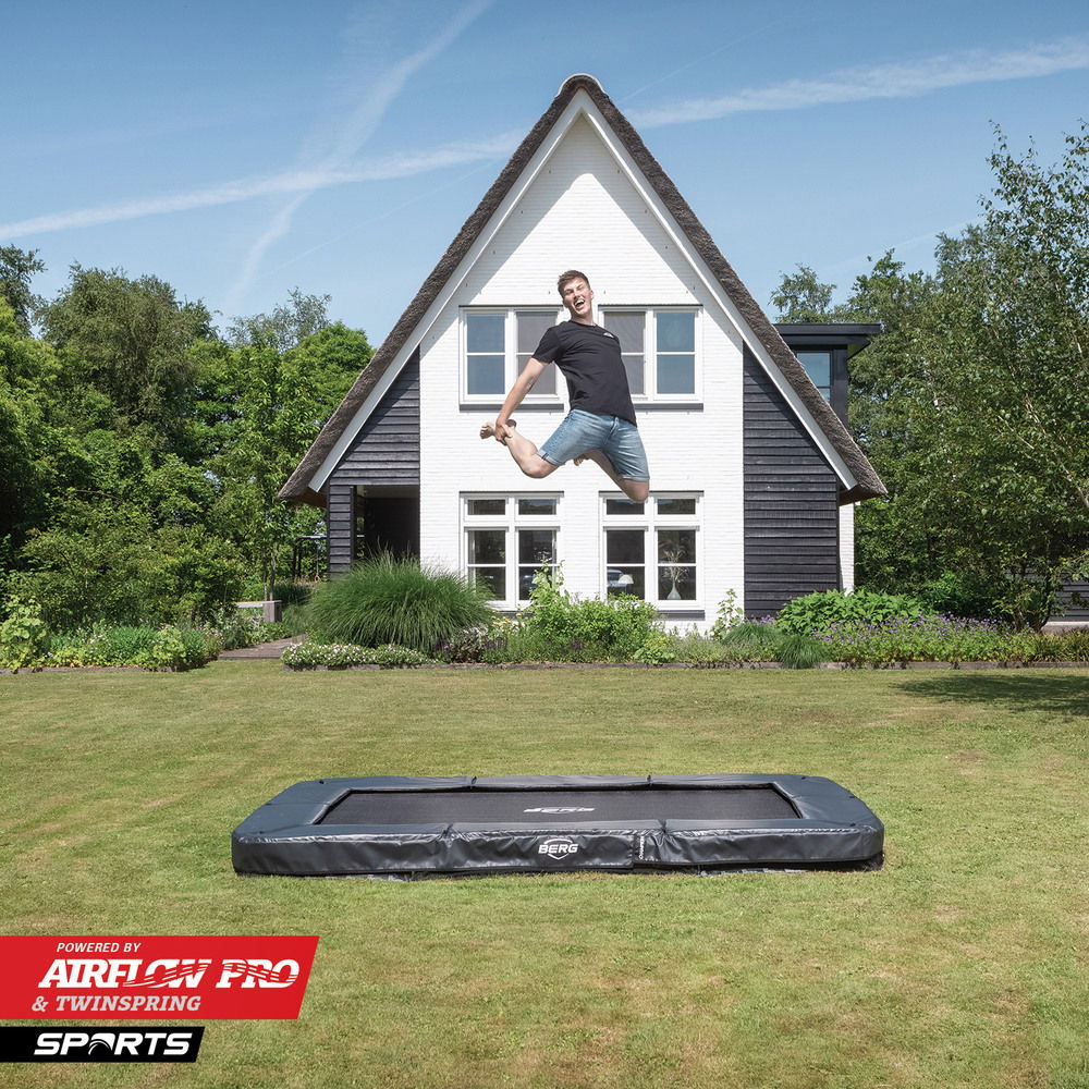 BERG Trampolin SPORTS InGround ULTIM Champion Grey 330 (NEU) BERG Trampolin SPORTS InGround ULTIM Champion Grey 330 (NEU)