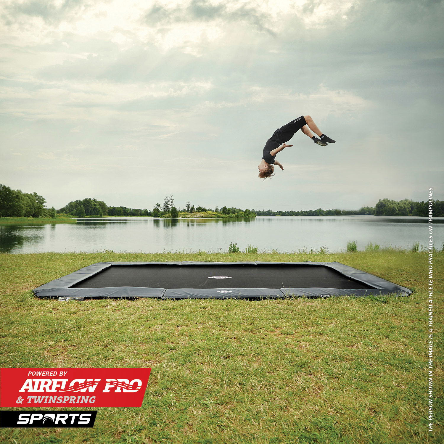 BERG Trampolin SPORTS FlatGround ULTIM Elite Grey 500 (NEU) BERG Trampolin SPORTS FlatGround ULTIM Elite Grey 500 (NEU)