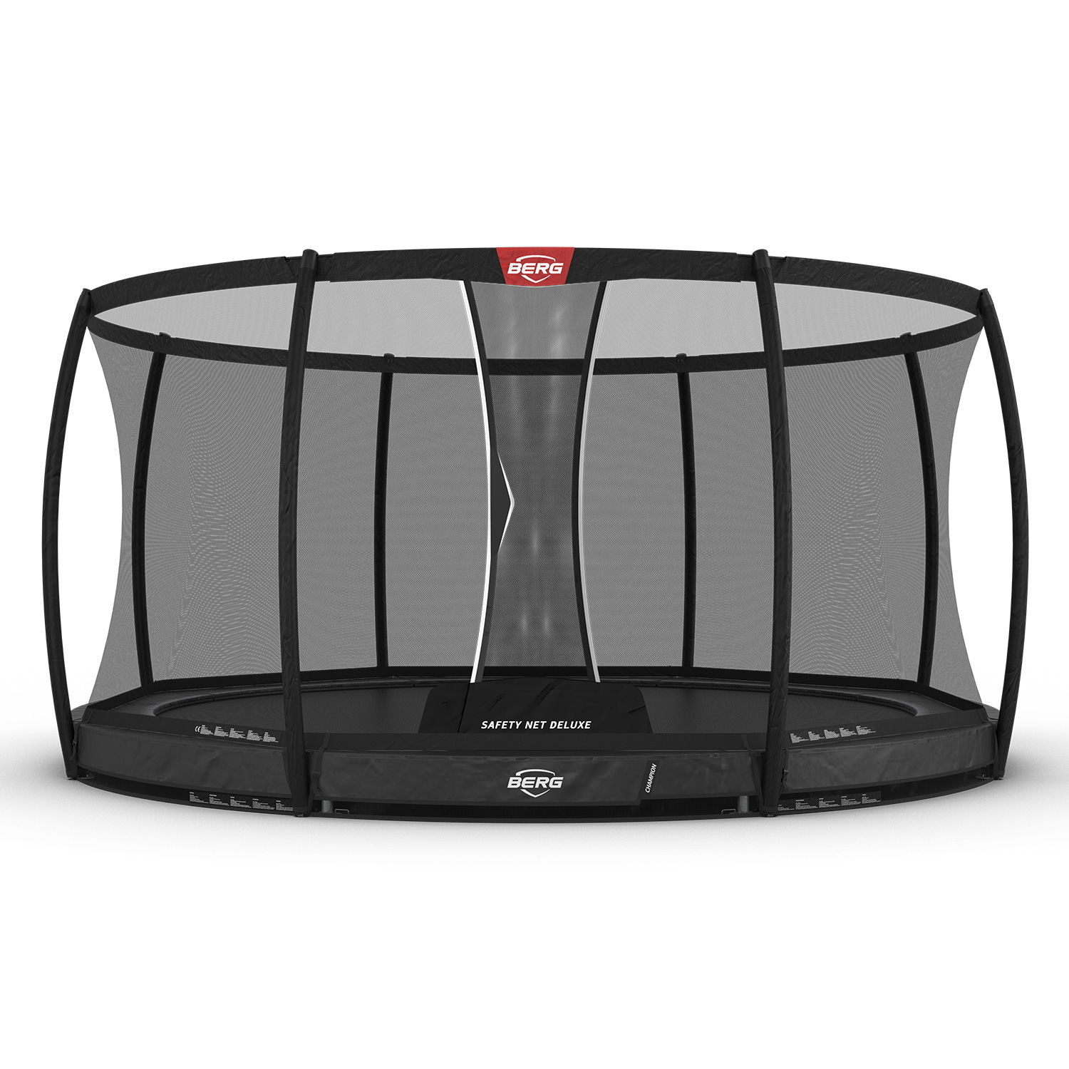 BERG Trampolin InGround ROUND Champion Grey Ø430 cm + Sicherheitsnetz Deluxe (Neu) BERG Trampolin InGround ROUND Champion Grey Ø430 cm + Sicherheitsnetz Deluxe (Neu)