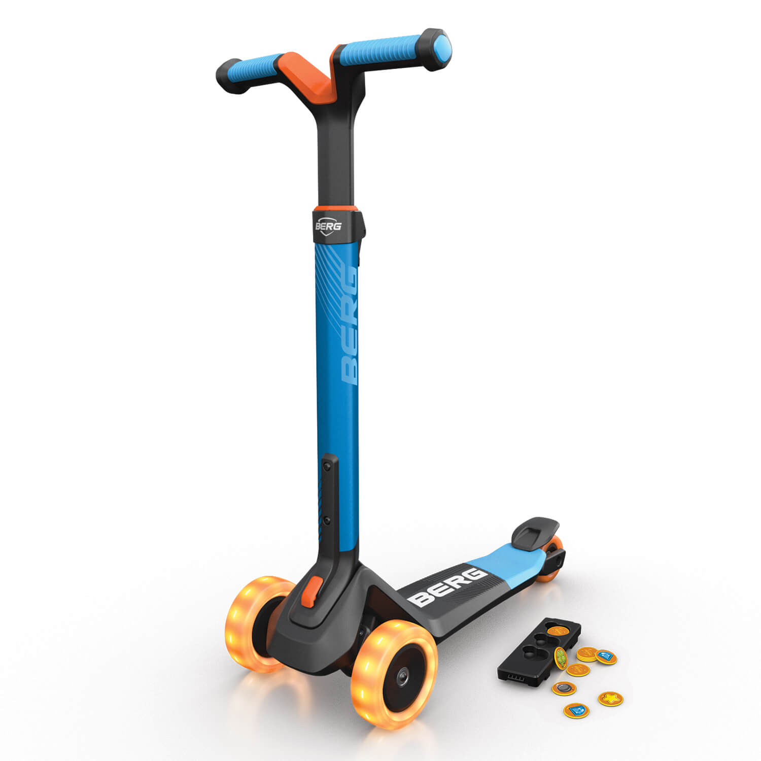 BERG Kinderroller NEXO Lights Magnet-Deck Blue (NEU) BERG Kinderroller NEXO Lights Magnet-Deck Blue (NEU)