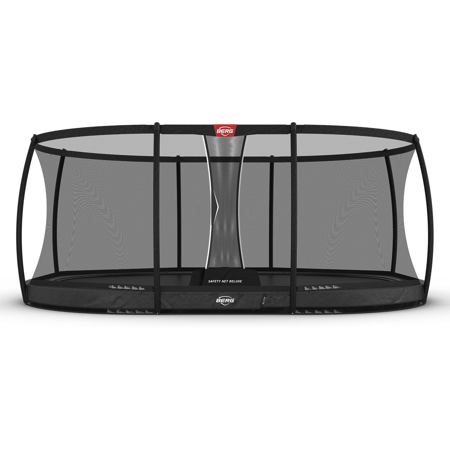 BERG Trampolin InGround GRAND Elite Grey oval 520 x 345 cm + Sicherheitsnetz Deluxe (Neu) BERG Trampolin InGround GRAND Elite Grey oval 520 x 345 cm + Sicherheitsnetz Deluxe (Neu)