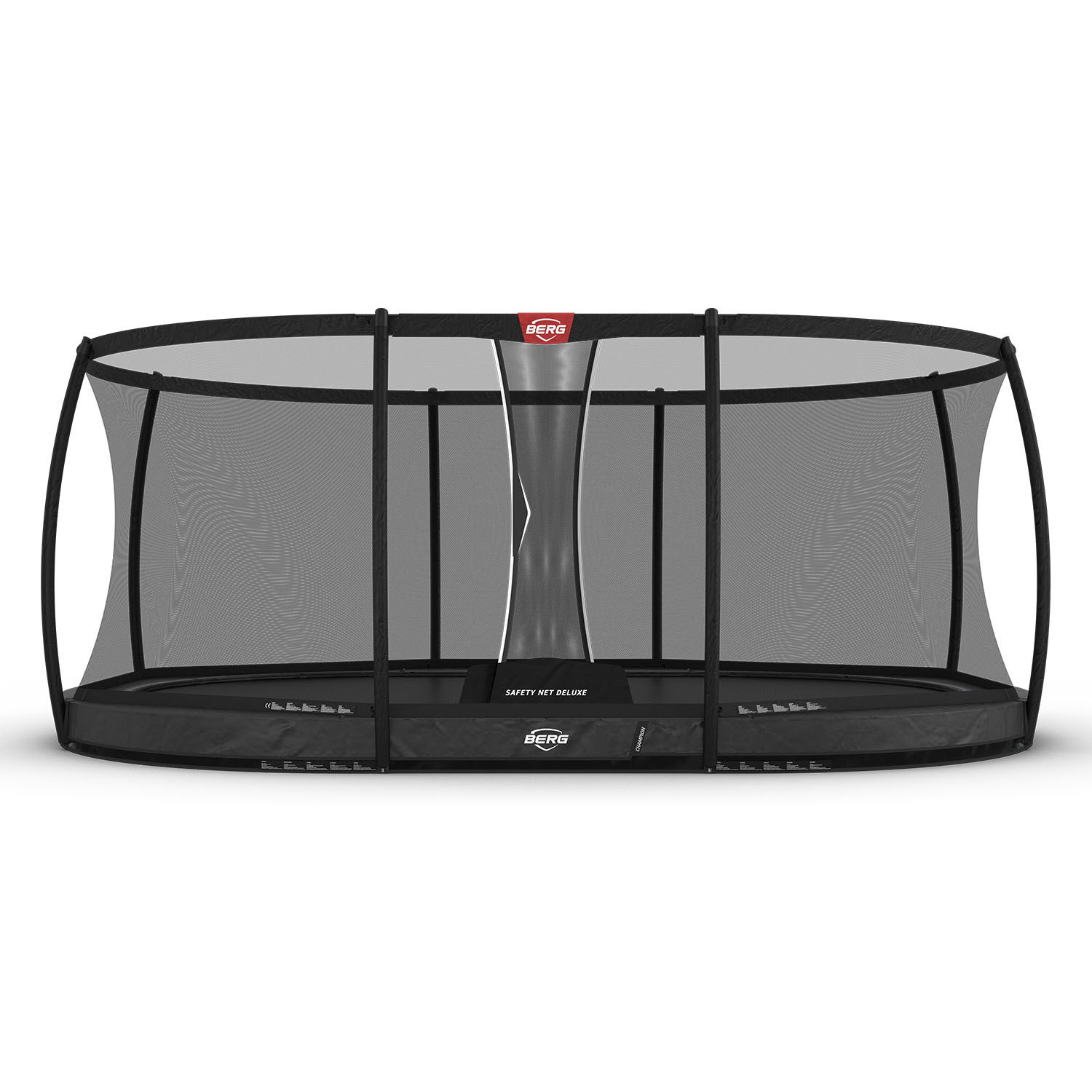 BERG Trampolin InGround GRAND Champion Grey oval 520 x 345 cm + Sicherheitsnetz Deluxe (Neu) BERG Trampolin InGround GRAND Champion Grey oval 520 x 345 cm + Sicherheitsnetz Deluxe (Neu)