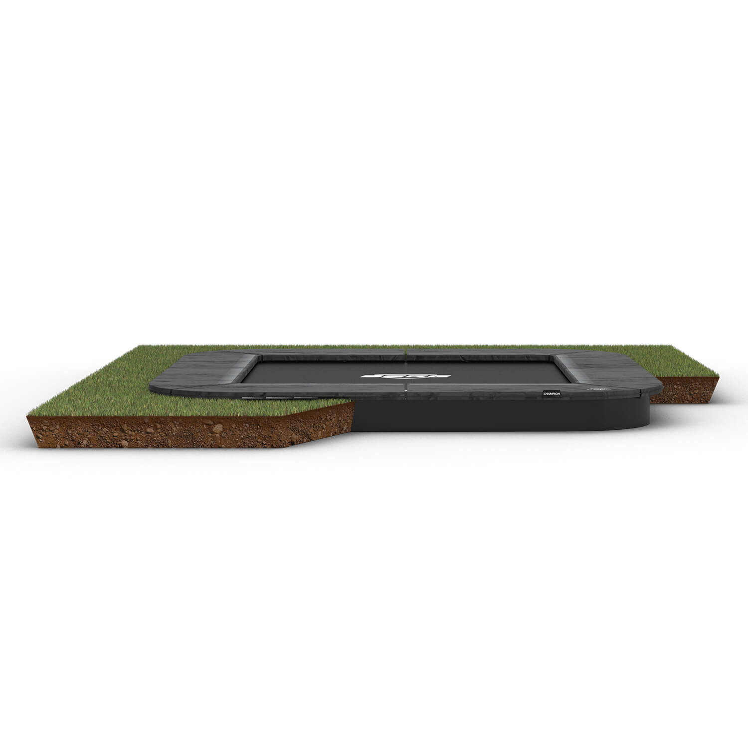 BERG Trampolin SPORTS FlatGround ULTIM Champion Grey 200 (NEU) BERG Trampolin SPORTS FlatGround ULTIM Champion Grey 200 (NEU)