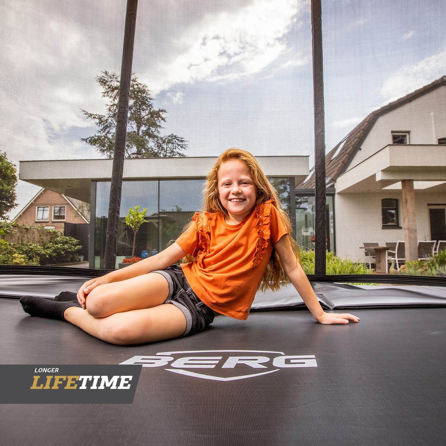 BERG Trampolin Regular ULTIM Favorit Grey 280 + Sicherheitsnetz Comfort BERG Trampolin Regular ULTIM Favorit Grey 280 + Sicherheitsnetz Comfort