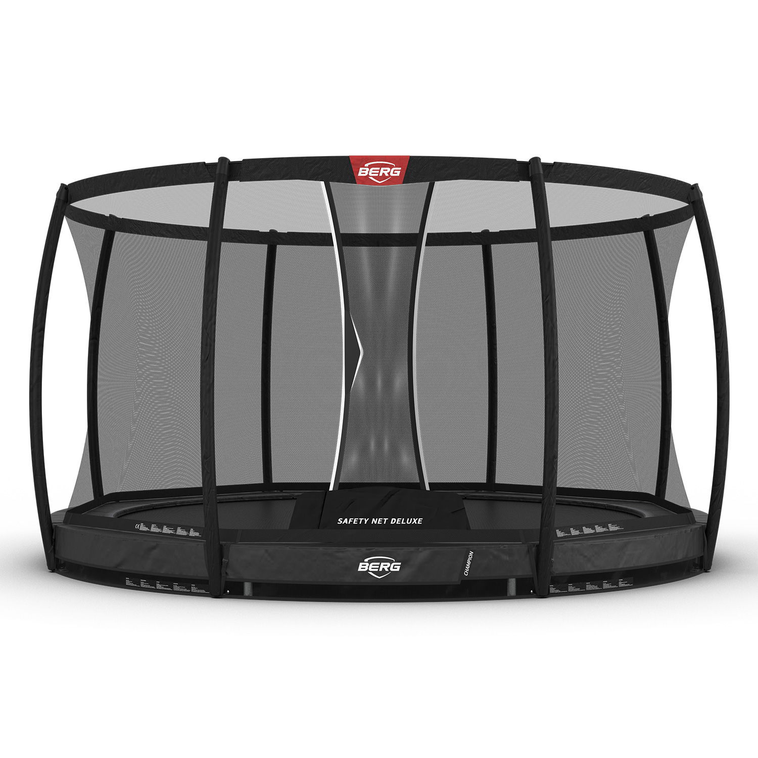 BERG Trampolin InGround ROUND Champion Grey Ø380 cm + Sicherheitsnetz Deluxe (NEU) BERG Trampolin InGround ROUND Champion Grey Ø380 cm + Sicherheitsnetz Deluxe (NEU)
