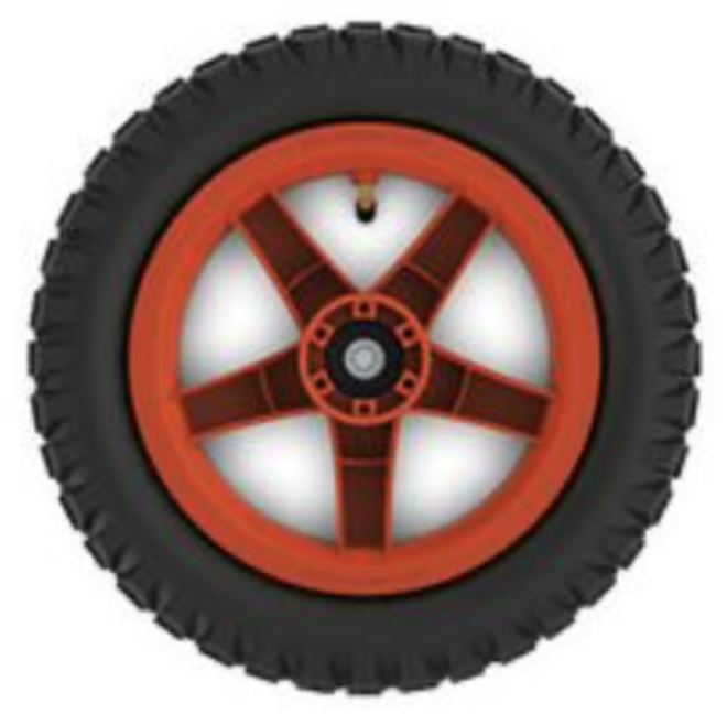 BERG Ersatzteil Antriebsrad 12.5x2.25-8 All Terrain Rot (Gelände) Fendt