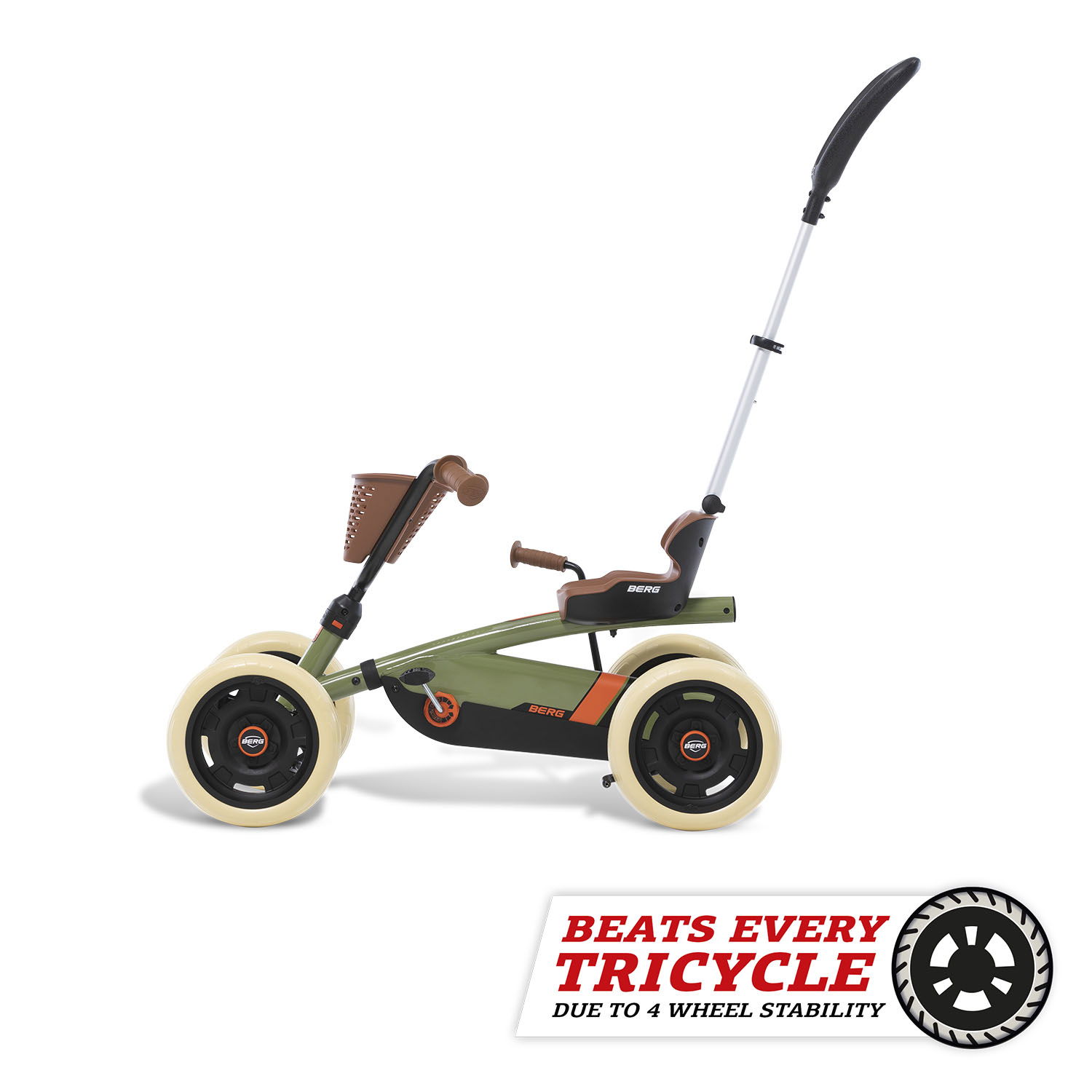 BERG Gokart Buzzy Retro 2-in-1 Green