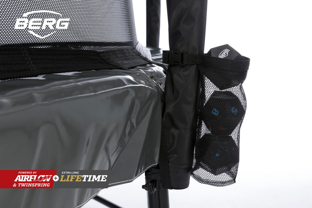 BERG Trampolin Regular ROUND Elite Grey Levels Ø430 cm + Sicherheitsnetz DLX XL (NEU) BERG Trampolin Regular ROUND Elite Grey Levels Ø430 cm + Sicherheitsnetz DLX XL (NEU)