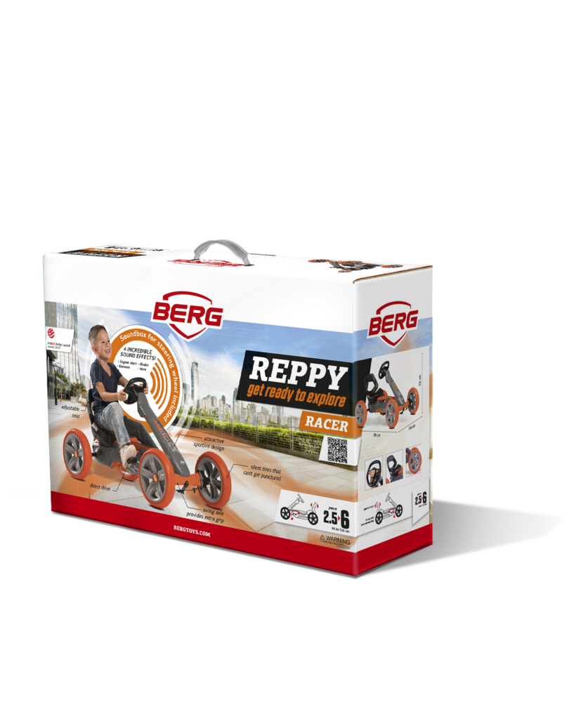 BERG Gokart Reppy Racer inkl. Soundbox