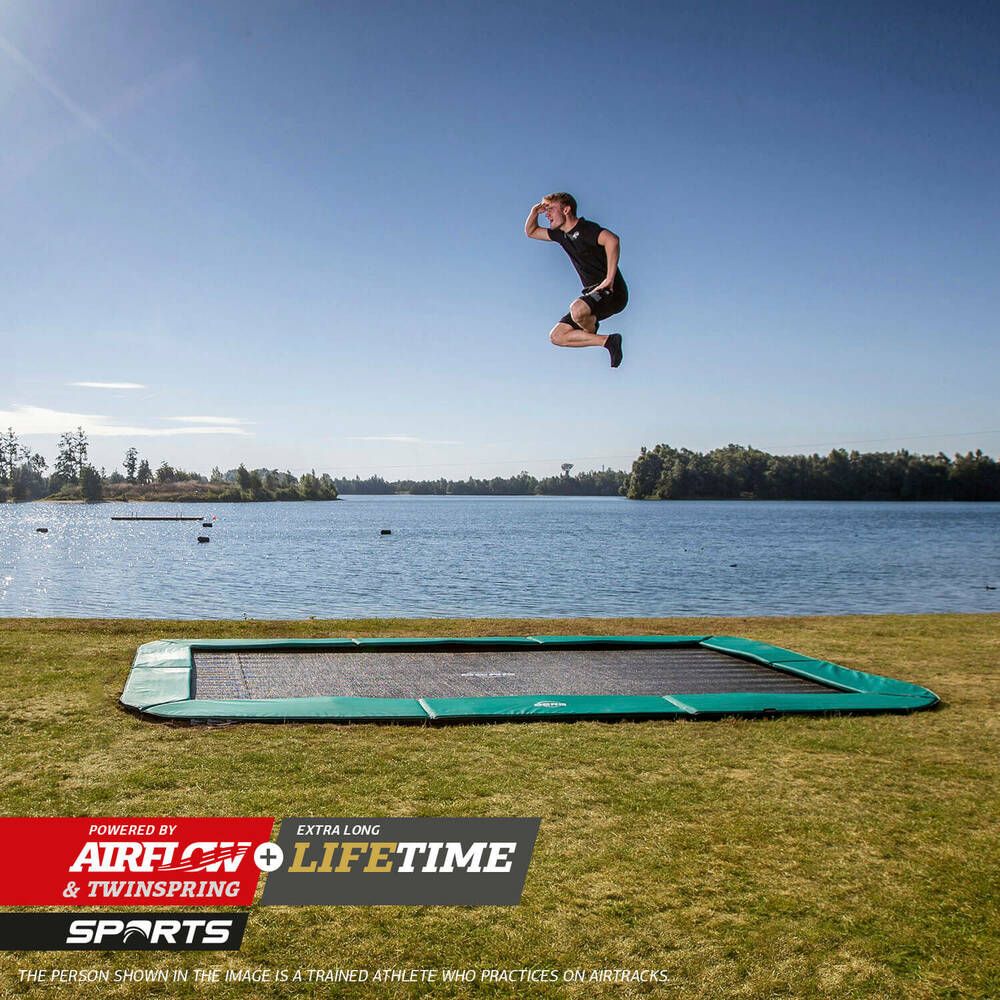 BERG Trampolin SPORTS FlatGround ULTIM Champion Green 410 (Ersatzteilarchiv)