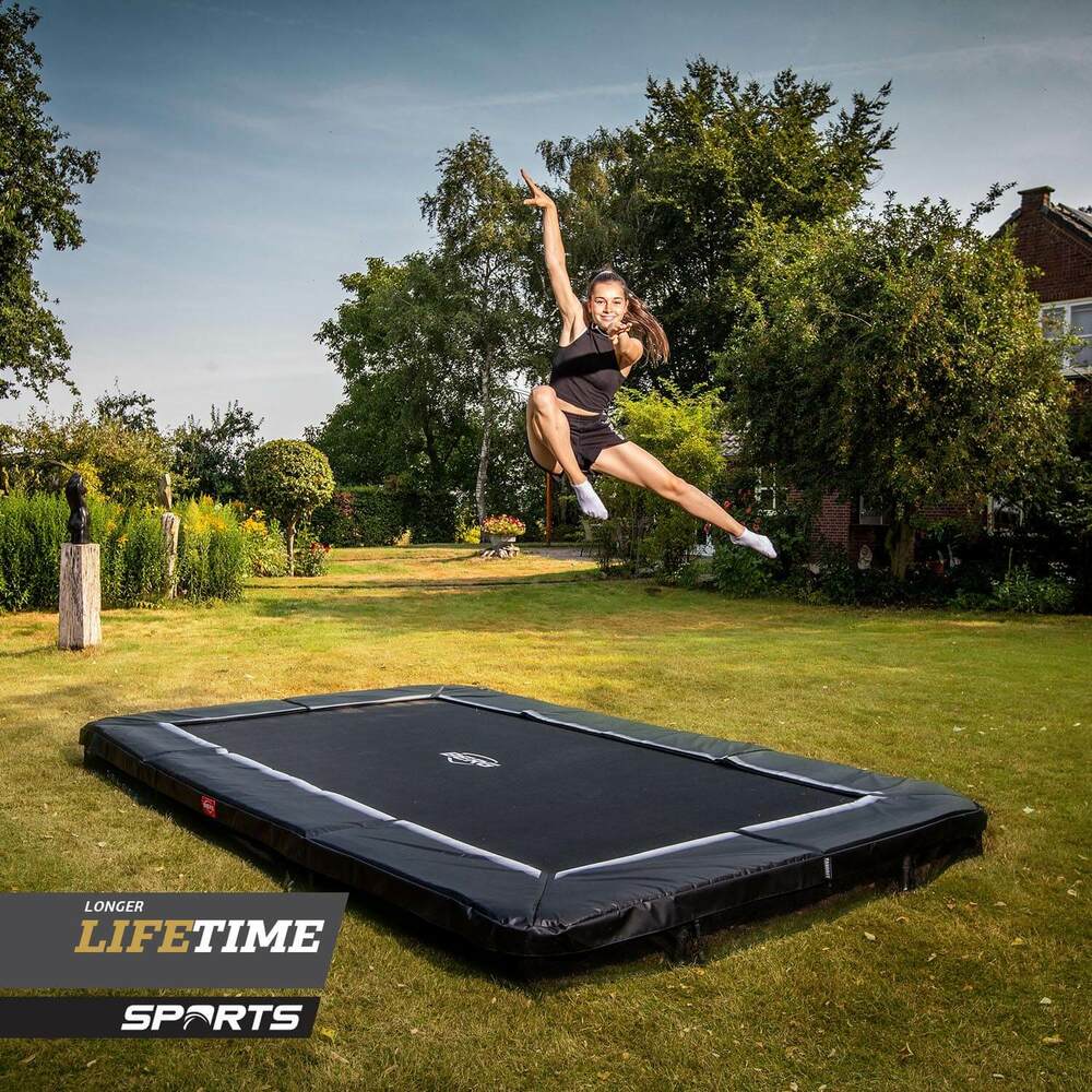 BERG Trampolin SPORTS InGround ULTIM Favorit Black 410 (NEU) BERG Trampolin SPORTS InGround ULTIM Favorit Black 410 (NEU)