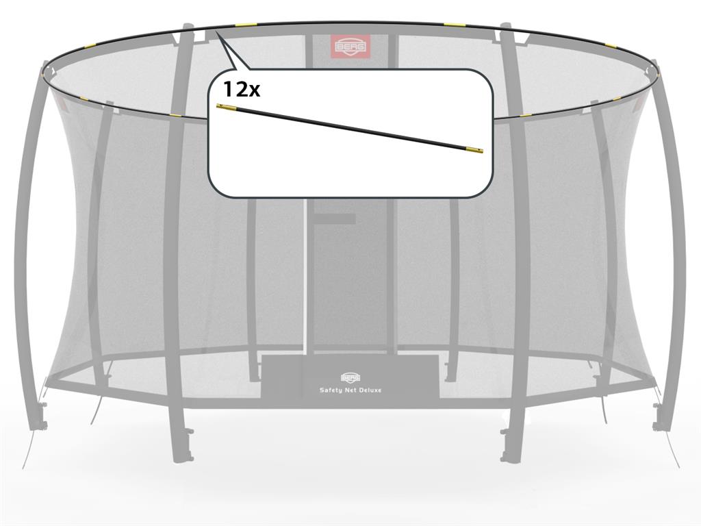 BERG Ersatzteil Fiberglasstangen-Set - GRAND Sicherheitsnetz Deluxe 470 x 310 cm BERG Ersatzteil Fiberglasstangen-Set - GRAND Sicherheitsnetz Deluxe 470 x 310 cm