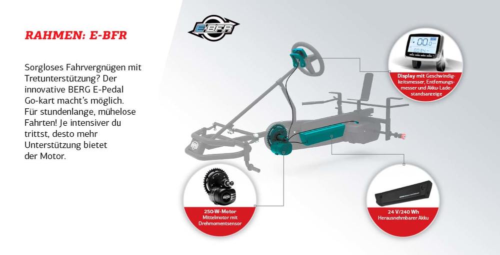 BERG Gokart X-Treme XXL E-BFR