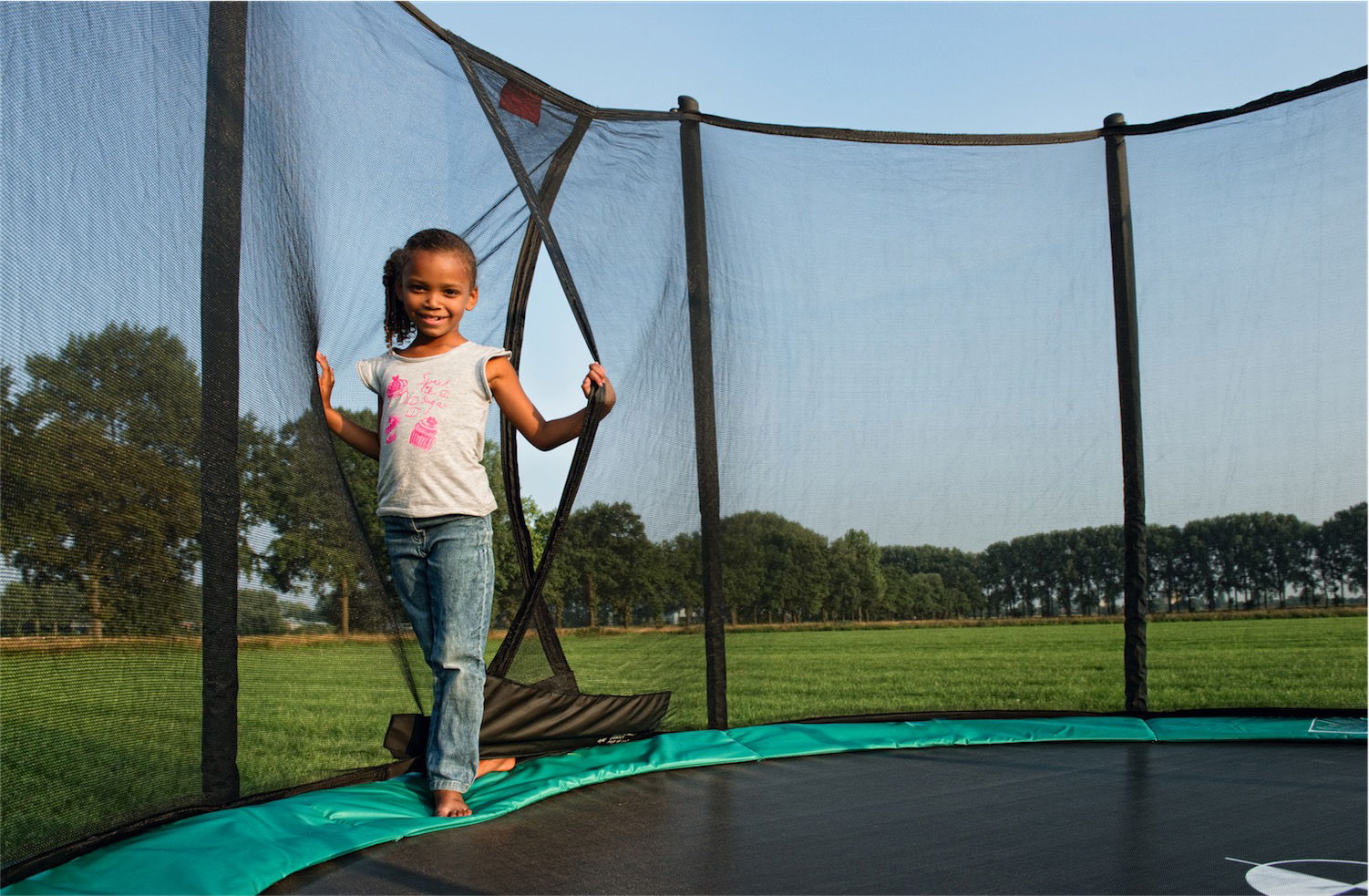 BERG Trampolin InGround ROUND Favorit Green Ø330 cm + Sicherheitsnetz Comfort BERG Trampolin InGround ROUND Favorit Green Ø330 cm + Sicherheitsnetz Comfort