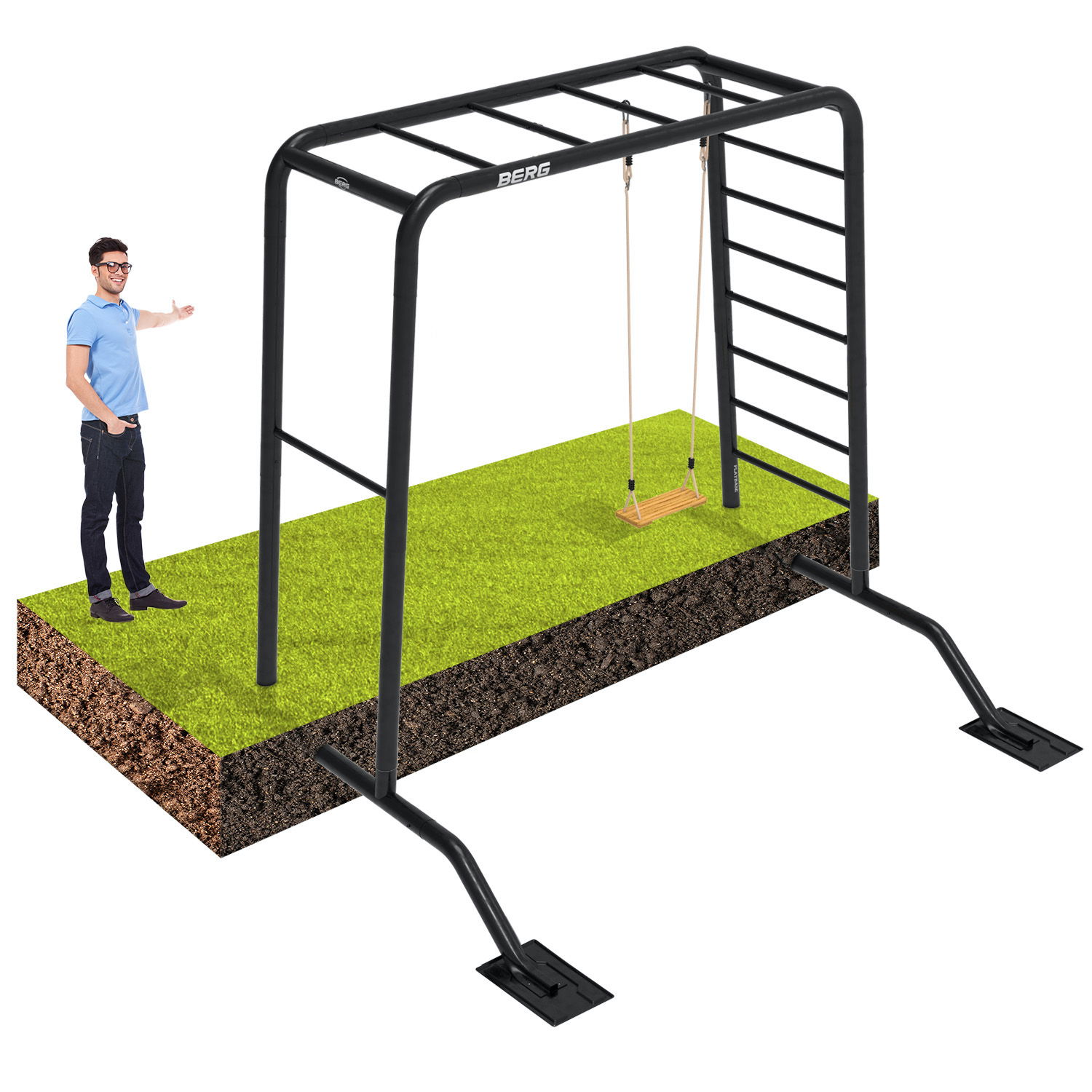 BERG PlayBase Zubehör Holzschaukel BERG PlayBase Zubehör Holzschaukel