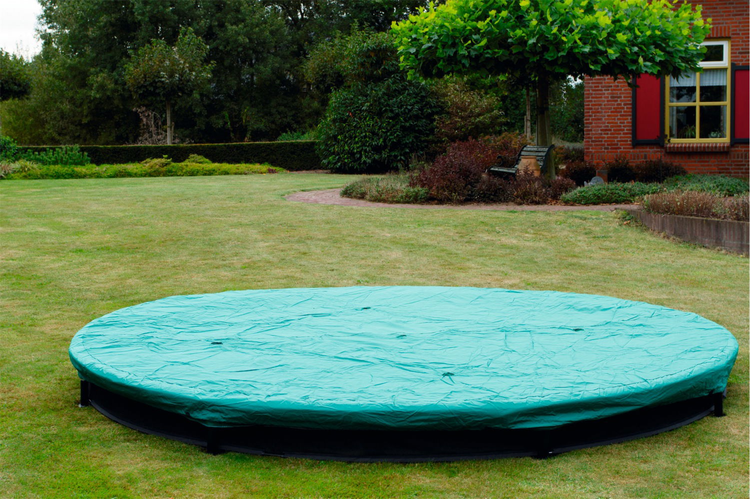 BERG Trampolin Wetterschutzhülle Extra Green Ø380 cm Außendurchmesser BERG Trampolin Wetterschutzhülle Extra Green Ø380 cm Außendurchmesser