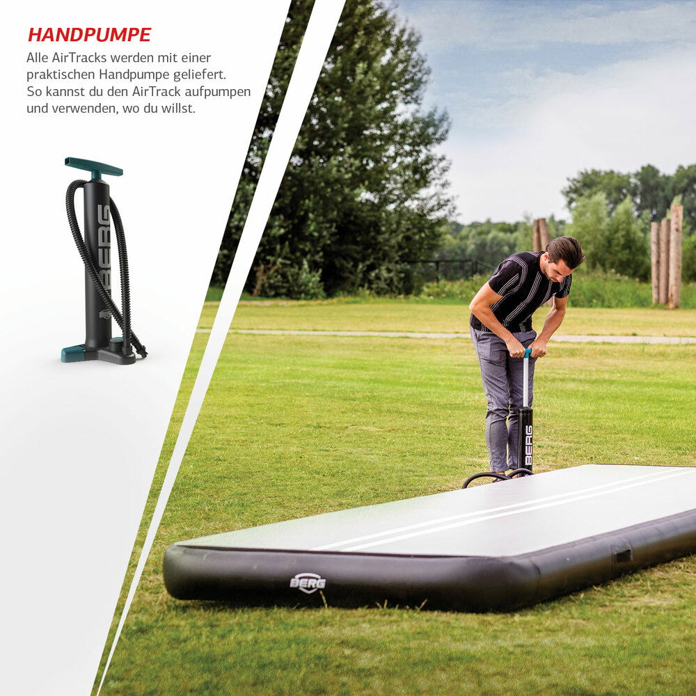 BERG AirTrack Home 500 aufblasbare Sprungmatte inkl. Handpumpe BERG AirTrack Home 500 aufblasbare Sprungmatte inkl. Handpumpe