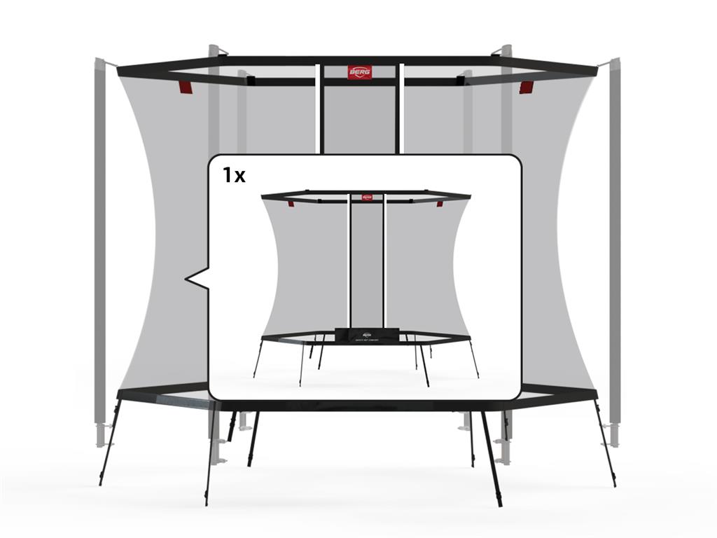 BERG Ersatzteil Sicherheitsnetz Comfort Ø270 cm Netz einzeln (Für 6 Stangen) BERG Ersatzteil Sicherheitsnetz Comfort Ø270 cm Netz einzeln (Für 6 Stangen)