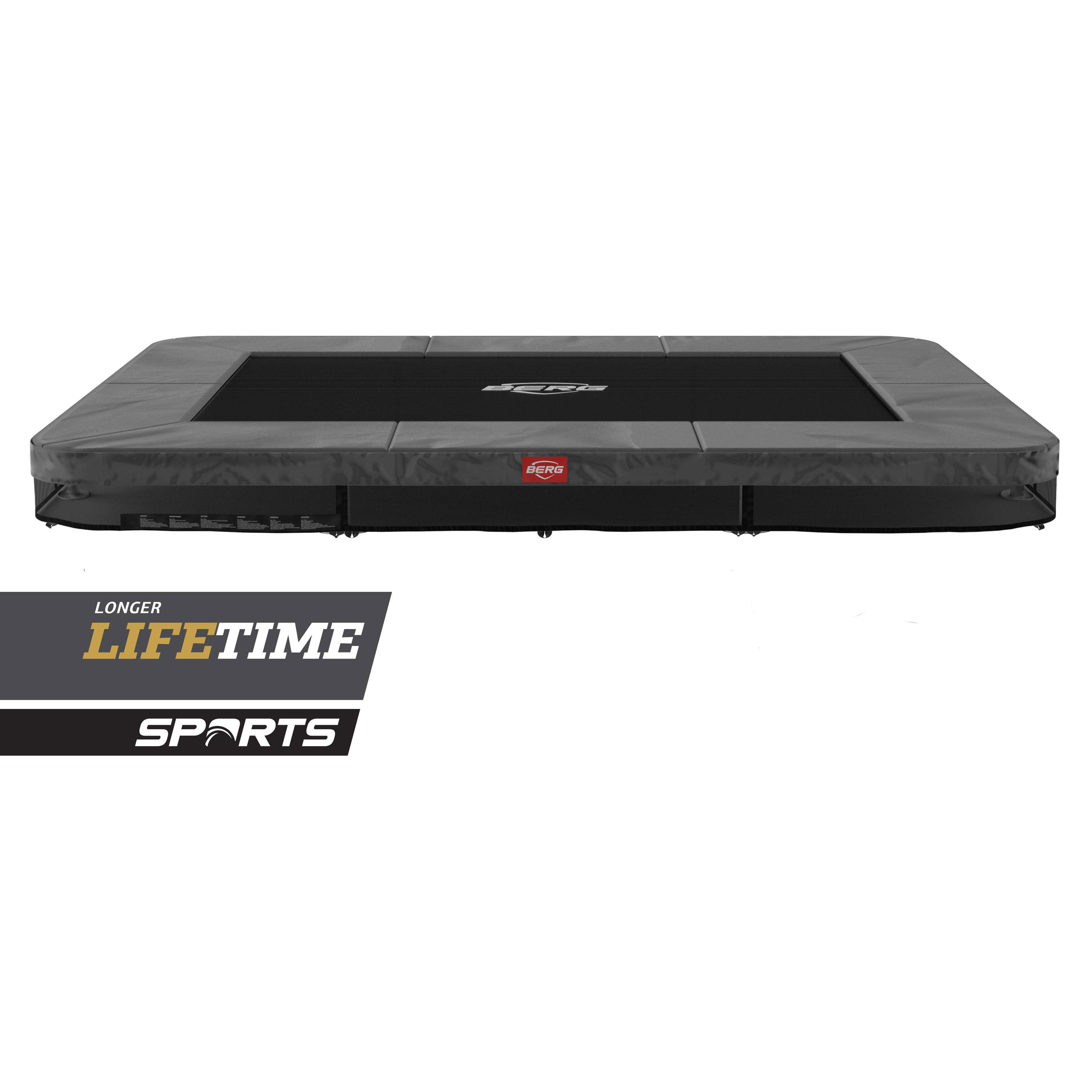 BERG Trampolin SPORTS InGround ULTIM Favorit Grey 280 BERG Trampolin SPORTS InGround ULTIM Favorit Grey 280